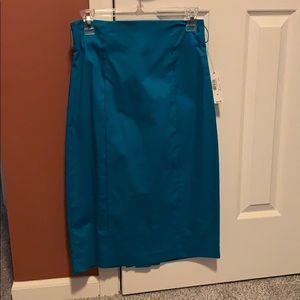 Teal Pencil Skirt